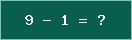 Arithmetic CAPTCHA question